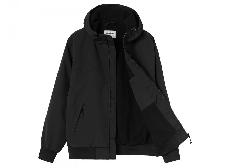 Carhartt WIP Hooded Sail Jacket Black / White I028436.0D2.XX.03 - Carhartt Wip