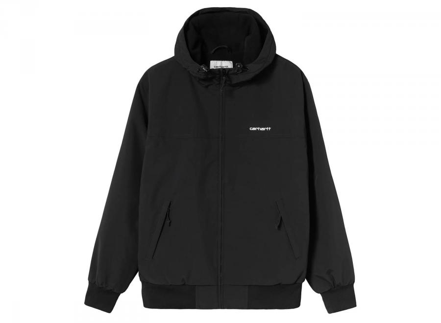 Carhartt WIP Hooded Sail Jacket Black / White I028436.0D2.XX.03 - Carhartt Wip