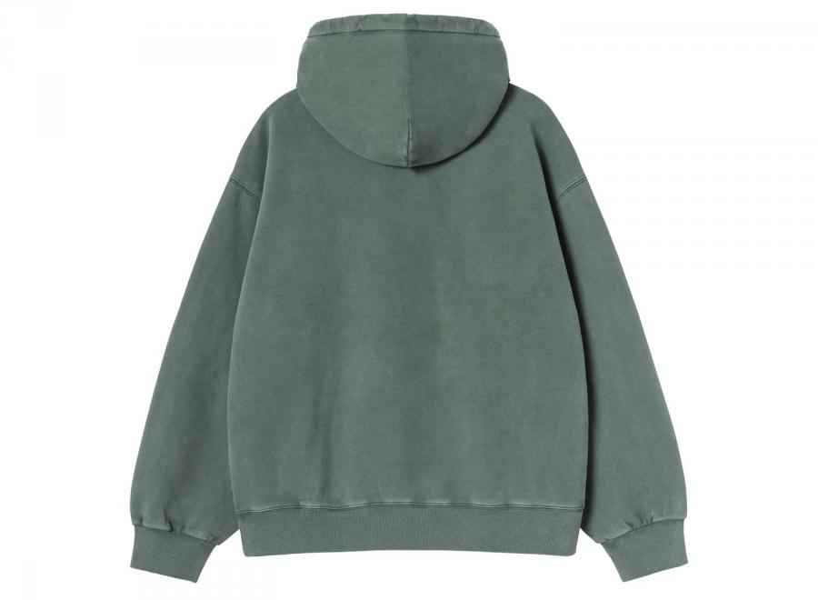 Carhartt WIP Hooded Vista Sweat Dark Scarab Garment Dyed I029523.3U0.GD.03 - Carhartt Wip