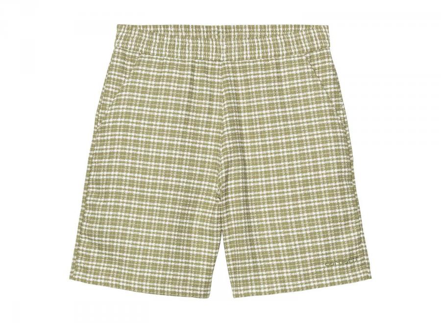 Carhartt WIP Kander Short Cotton Waffle Kander Check Snake I036196 - Carhartt Wip
