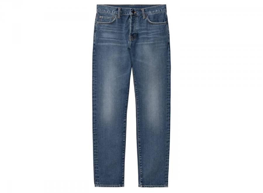 Carhartt WIP Klondike Pant Blue Dark Used Wash I029207.01.4L.3 - Carhartt Wip