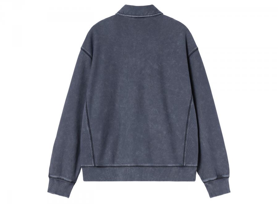 Carhartt WIP Lambert Polo Sweat Dark Navy Moon Wash I037105.1C.FQ.03 - Carhartt Wip