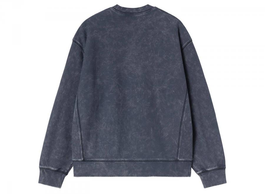 Carhartt WIP Lambert Sweat Dark Navy Moon Wash I037104.1C.FQ.03 - Carhartt Wip