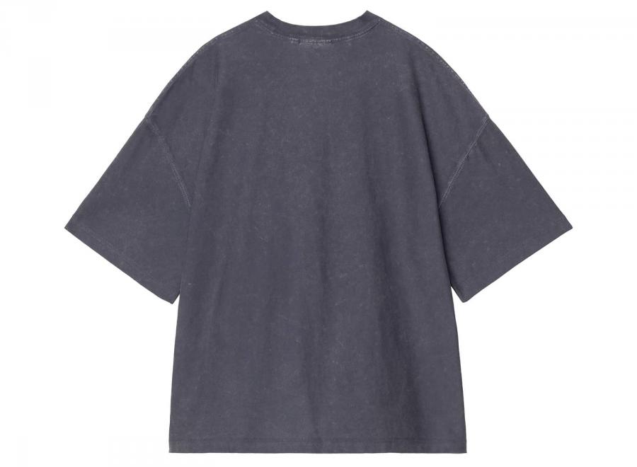 Carhartt WIP Lambert Tshirt Dark Navy Moon Wash I037016.1C.FQ.03 - Carhartt Wip