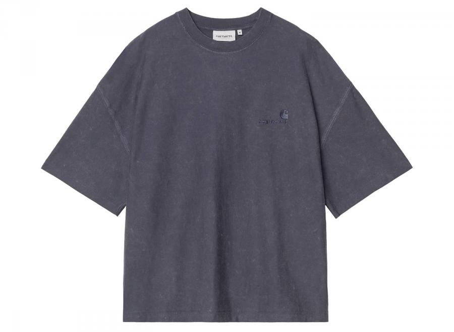 Carhartt WIP Lambert Tshirt Dark Navy Moon Wash I037016.1C.FQ.03 - Carhartt Wip