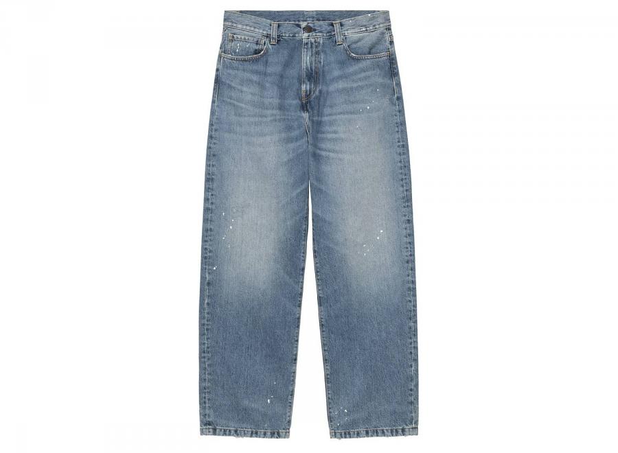 Carhartt WIP Landon Pant Blue Destroy Wash Splatter I034733.01.EJ.00 - Carhartt Wip