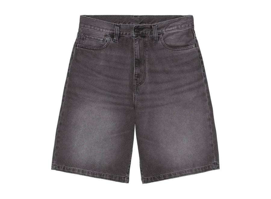 Carhartt WIP Landon Short Denim Black worn bleached I030469 - Carhartt Wip