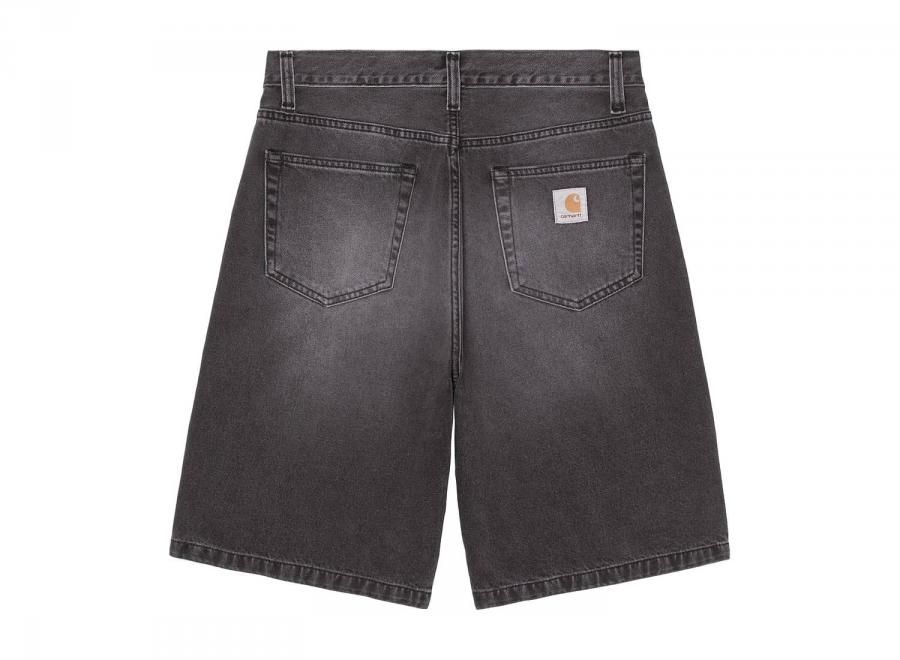 Carhartt WIP Landon Short Denim Black worn bleached I030469 - Carhartt Wip