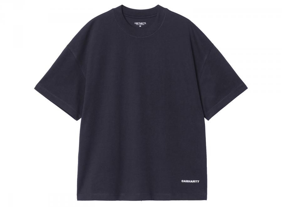 Carhartt WIP Link Script Tshirt Dark Navy / White I031373.00B.XX.03 - Carhartt Wip