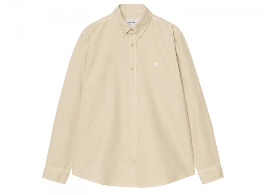 Carhartt WIP LS Bolton Shirt Barchan Garment Dyed I030238 - Carhartt Wip