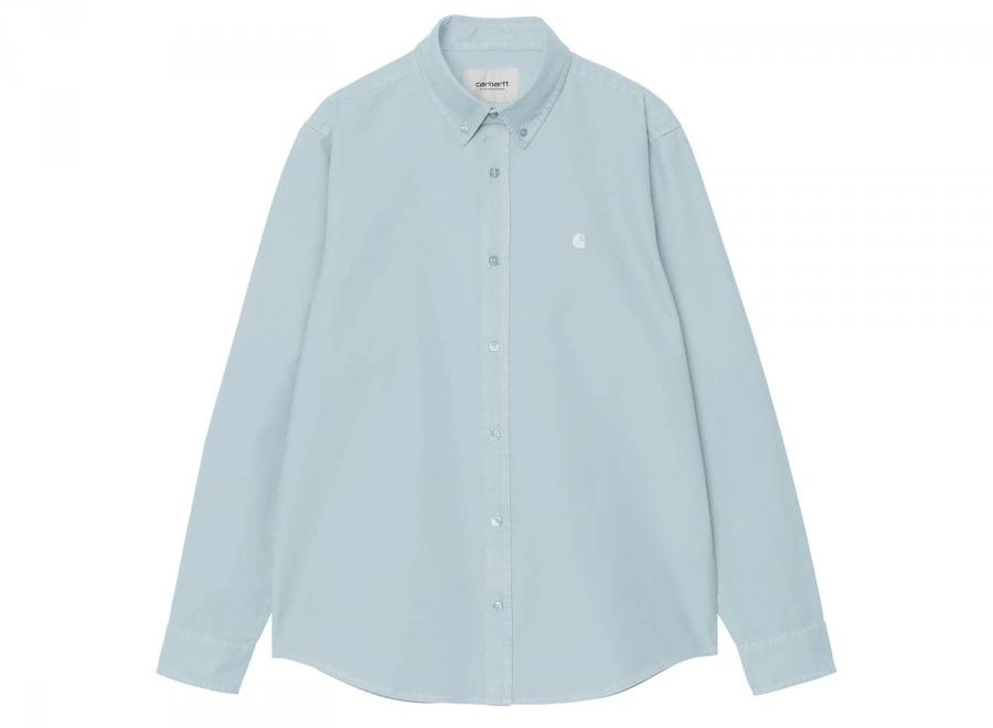 Carhartt WIP LS Bolton Shirt Icaria Garment Dyed I030238 - Carhartt Wip