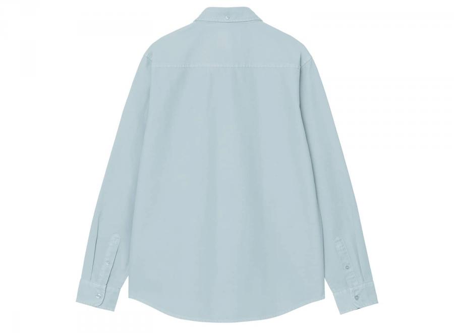 Carhartt WIP LS Bolton Shirt Icaria Garment Dyed I030238 - Carhartt Wip