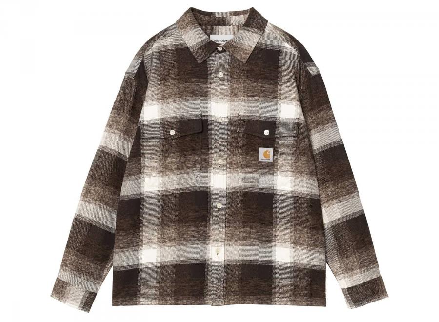 Carhartt WIP LS Esterson Shirt Esterson Check Tobacco I037139.3ZI.XX.03 - Carhartt Wip