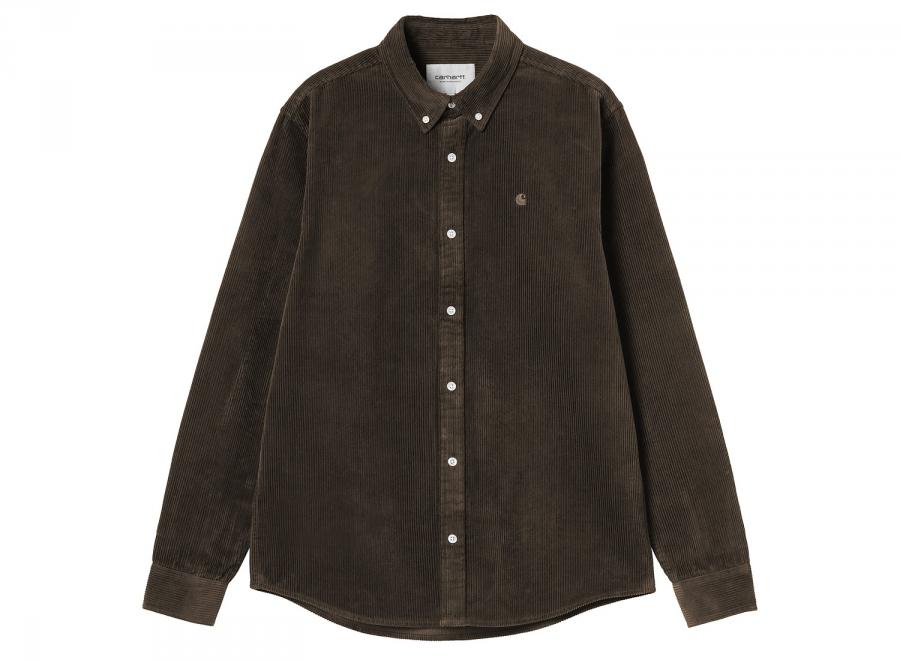 Carhartt WIP LS Madison Cord Shirt Tobacco I029958.47.XX.03 - Carhartt Wip