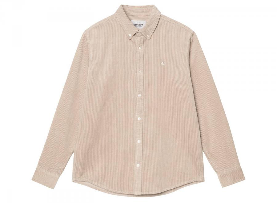 Carhartt WIP LS Madison Cord Shirt Wall I029958.G1.XX.03 - Carhartt Wip