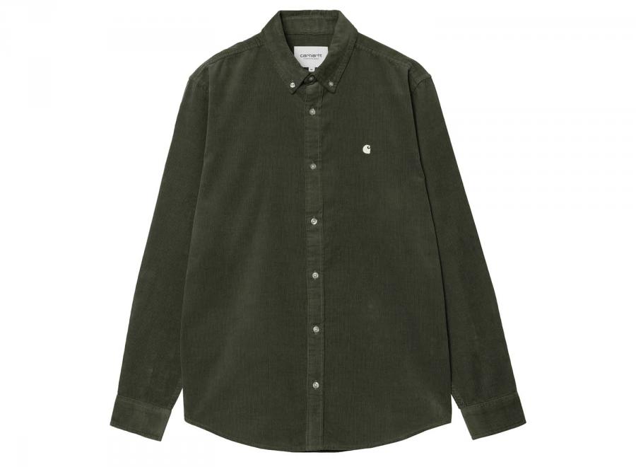 Carhartt WIP LS Madison Fine Cord Shirt Opuntia / Wax I030580 - Carhartt Wip