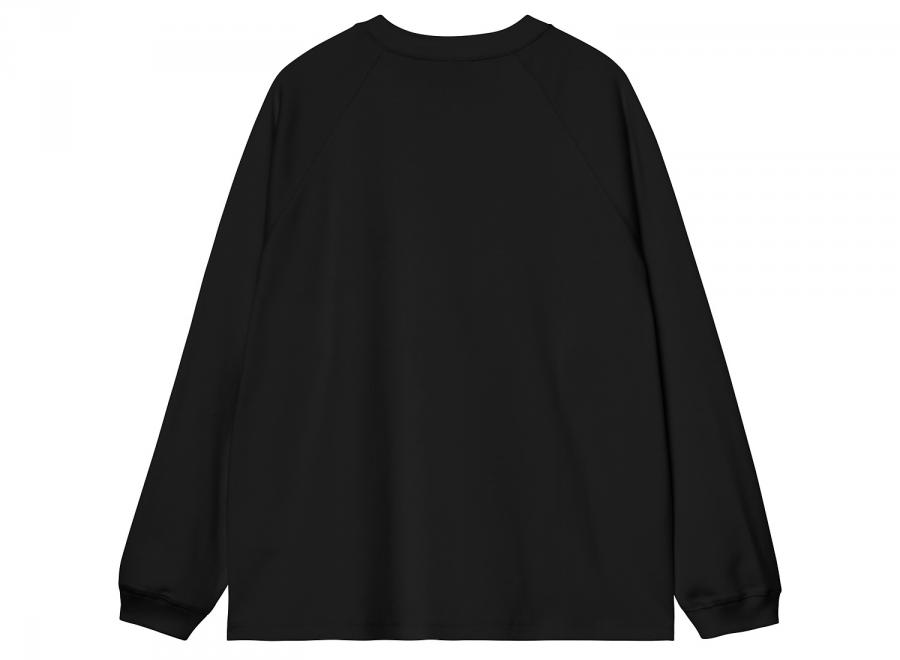 Carhartt WIP LS Signature Rib Tshirt Black / White I037121.0D2.XX.03 - Carhartt Wip