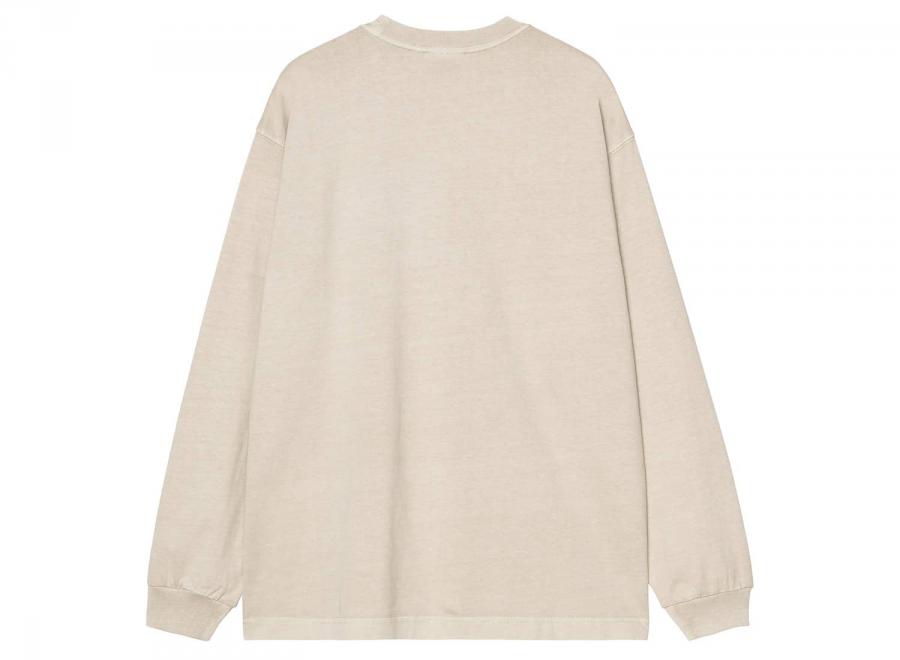 Carhartt WIP LS Vista Tshirt Fleur De Sel Garment Dyed I030779.2LP.GD.03 - Carhartt Wip
