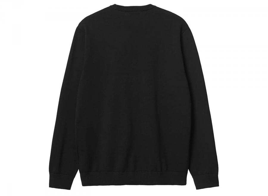 Carhartt WIP Madison Sweater Cotton Knit Black / White I030033 - Carhartt Wip