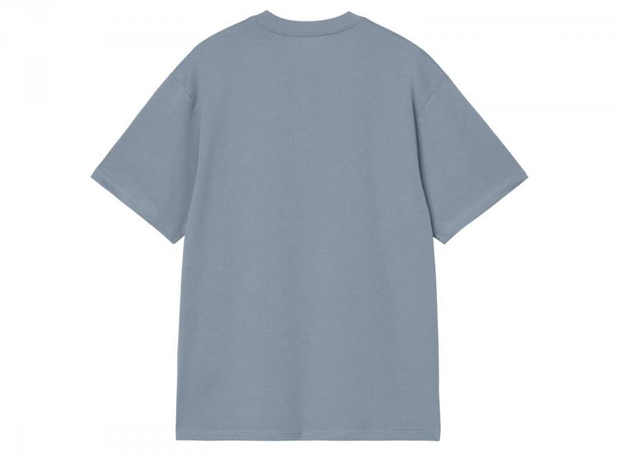 Carhartt WIP Madison Tshirt Velvet Blue / White I033000 - Carhartt Wip