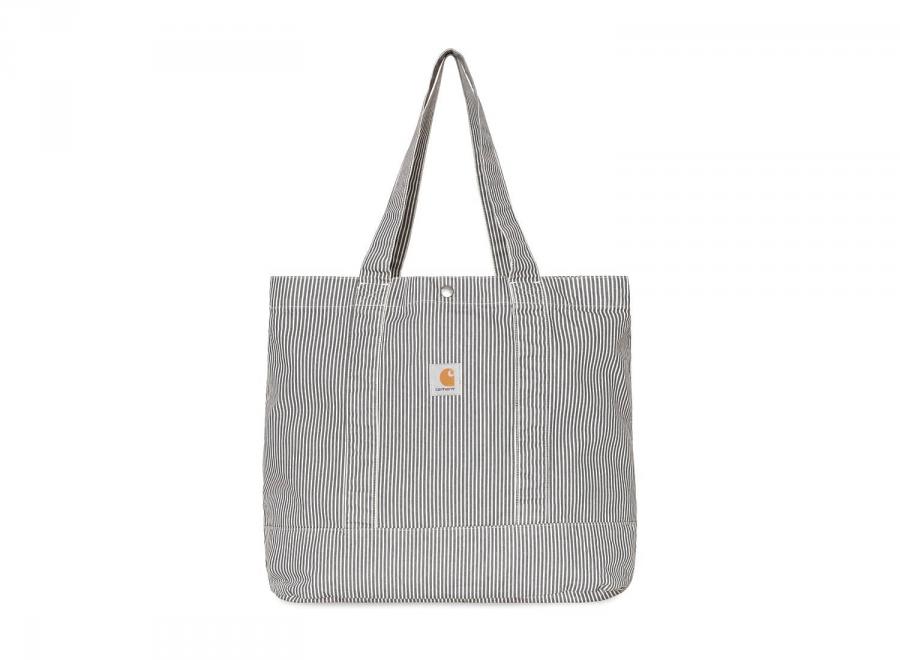 Carhartt WIP Mercer Tote Bag Hickory Stripe Graphite / Wax Stone Washed I036510 - Carhartt Wip