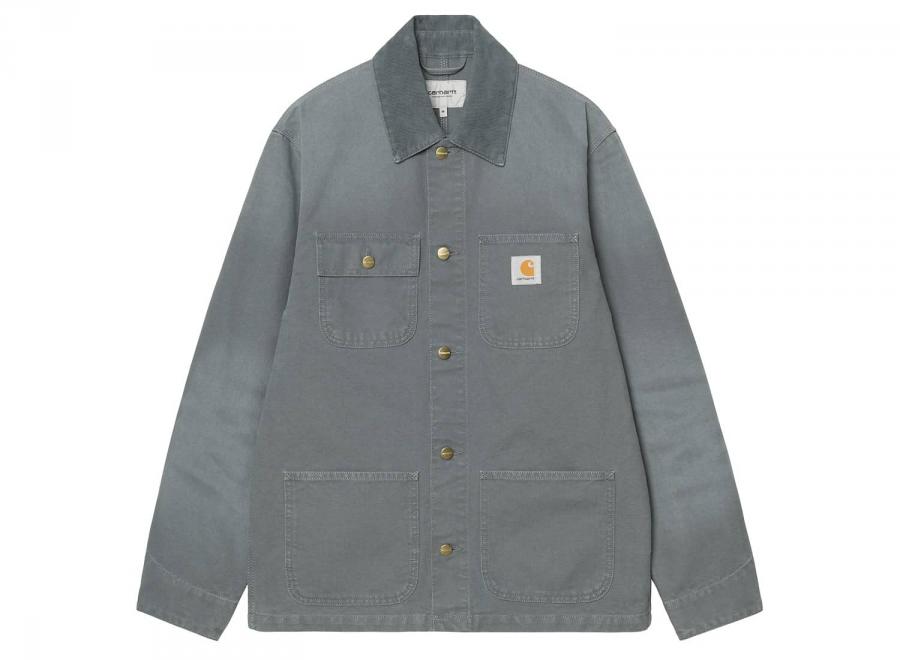 Carhartt WIP Michigan Coat Canvas Cozy Blue / Cozy Blue stone canvas I034787 - Carhartt Wip