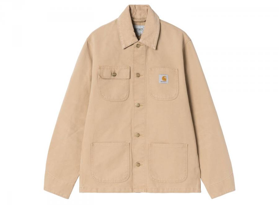 Carhartt WIP Michigan Coat Canvas Dusty H Brown stone canvas I034787 - Carhartt Wip