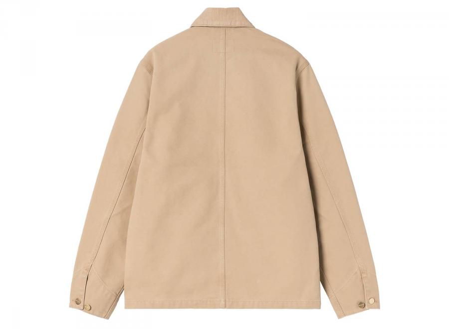 Carhartt WIP Michigan Coat Canvas Dusty H Brown stone canvas I034787 - Carhartt Wip