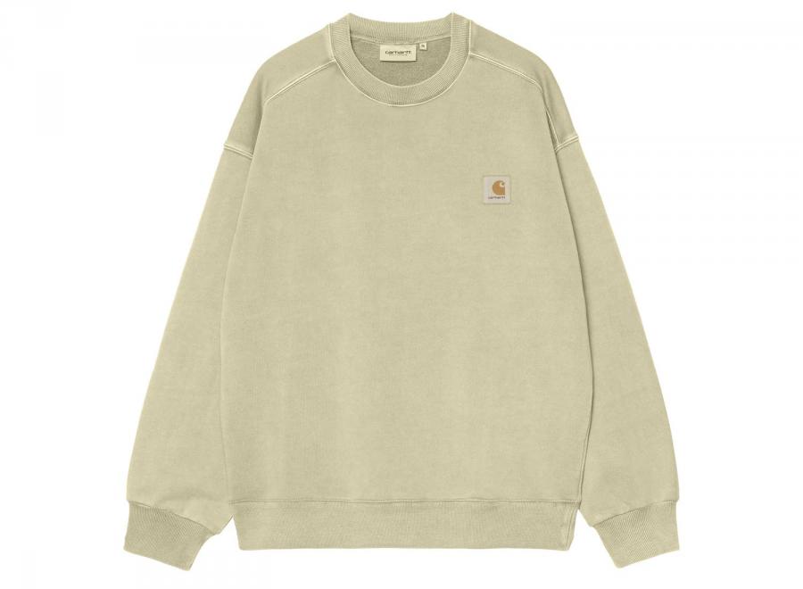 Carhartt WIP Nelson Sweatshirt Gentle Green Garment Dyed I029957 - Carhartt Wip