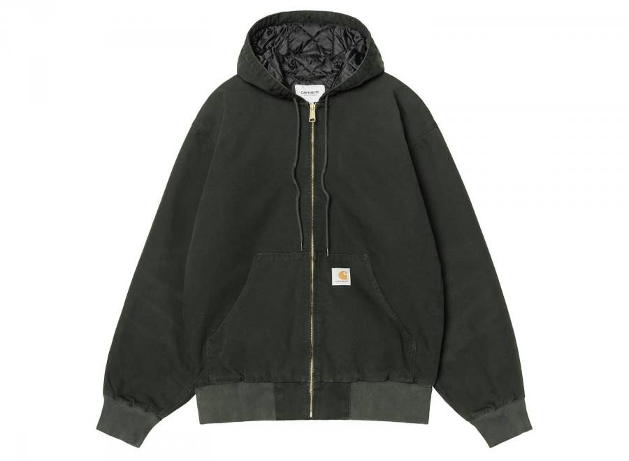 Carhartt WIP OG Active Jacket Raven Stone Canvas I037584.3T6.4O.03 - Carhartt Wip