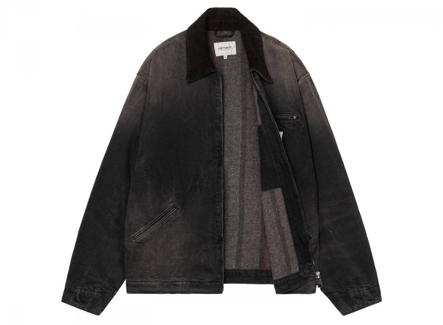 Carhartt WIP OG Detroit Jacket Black / Black Tobacco Used Wash I037535.00E.0R.03 - Carhartt Wip