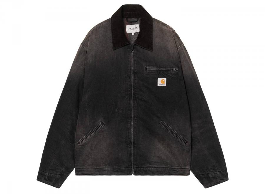 Carhartt WIP OG Detroit Jacket Black / Black Tobacco Used Wash I037535.00E.0R.03 - Carhartt Wip
