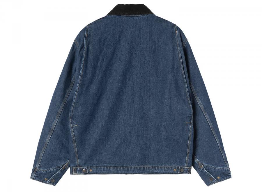 Carhartt WIP OG Detroit Jacket Blue / Black Stone Washed I037535.B89.06.03 - Carhartt Wip