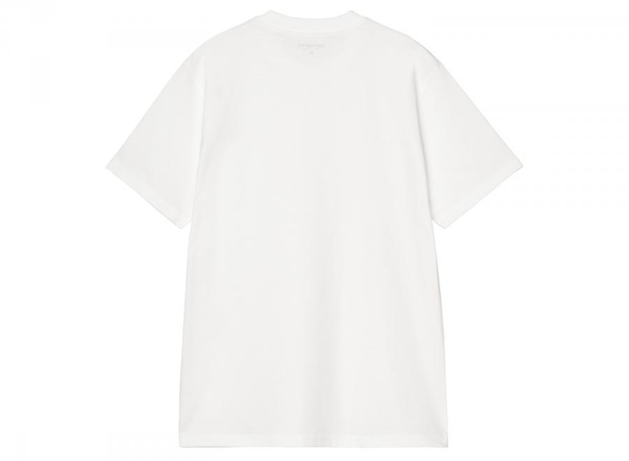 Carhartt WIP Small Heart Tshirt White / Red I037116.1WZ.XX.03 - Carhartt Wip