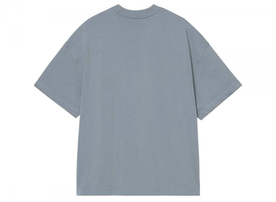 Carhartt WIP Link Script Tshirt Velvet Blue / White I031373 - Carhartt Wip