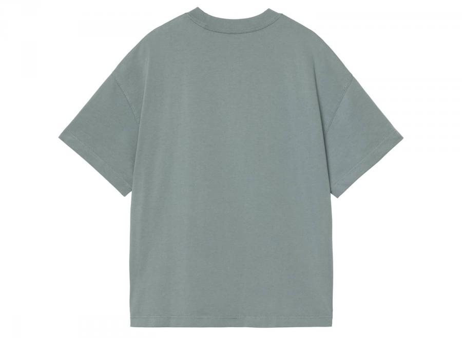 Carhartt WIP Link Script Tshirt Velvet Green / White I031373 - Carhartt Wip