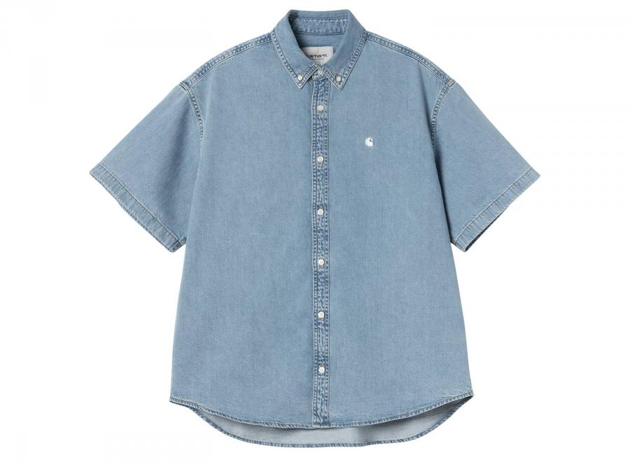 Carhartt WIP Lucas Shirt Blue Bleached I034575 - Carhartt Wip