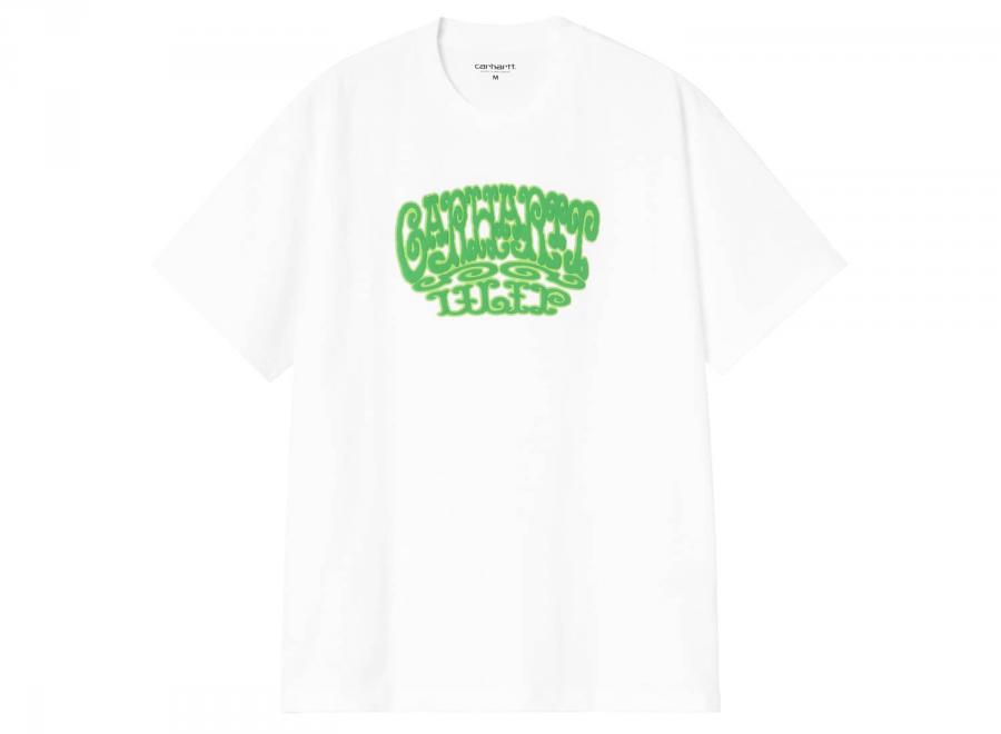 Carhartt WIP Tipsy Type Tshirt White I036241 - Carhartt Wip
