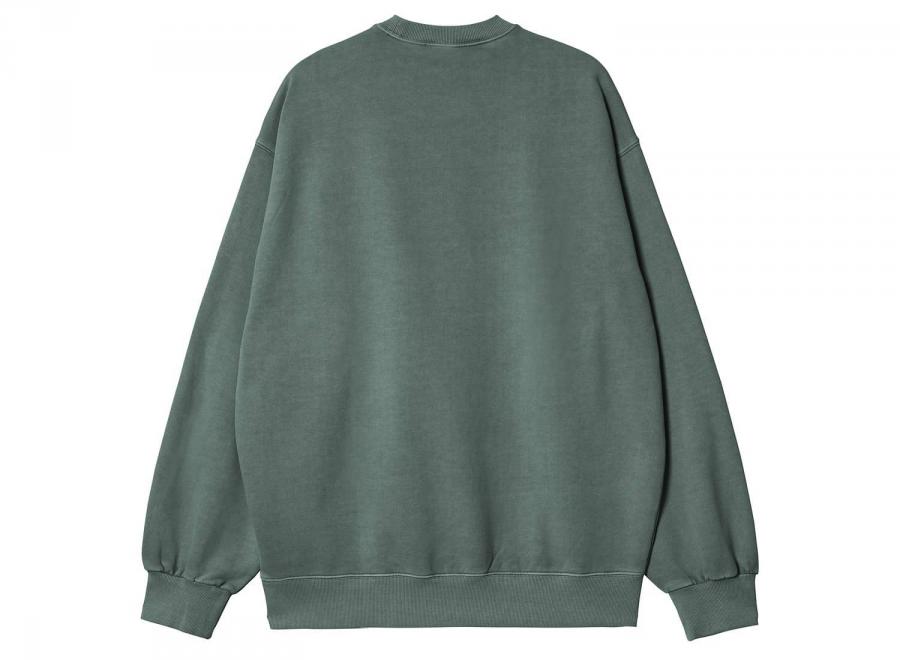 Carhartt WIP Vista Sweat Dark Scarab Garment Dyed I029522.3U0.GD.03 - Carhartt Wip