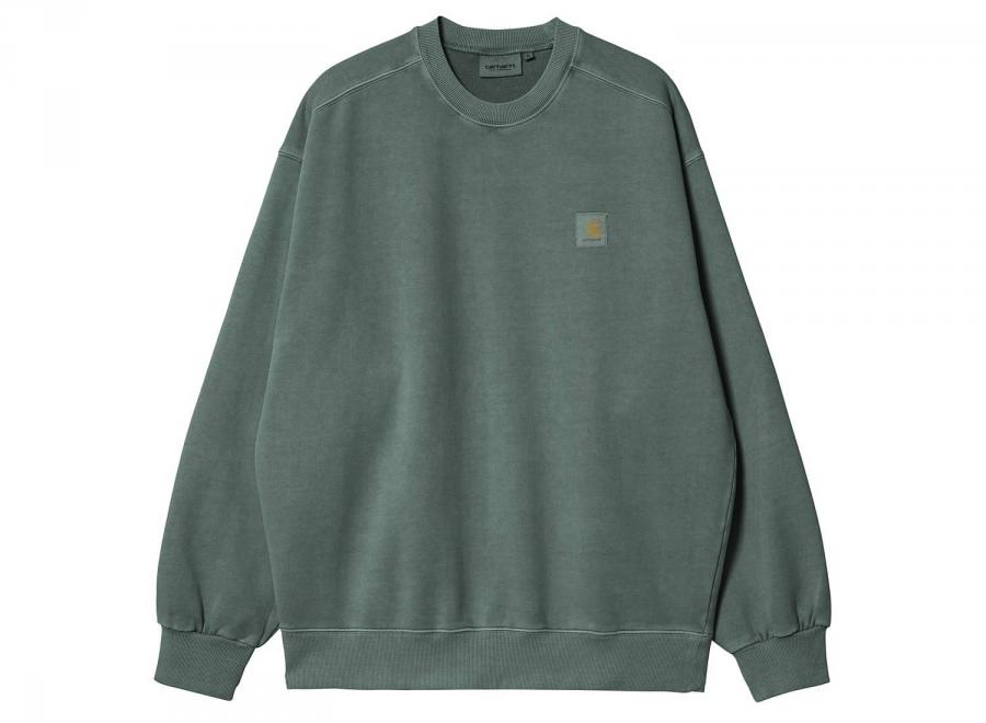 Carhartt WIP Vista Sweat Dark Scarab Garment Dyed I029522.3U0.GD.03 - Carhartt Wip