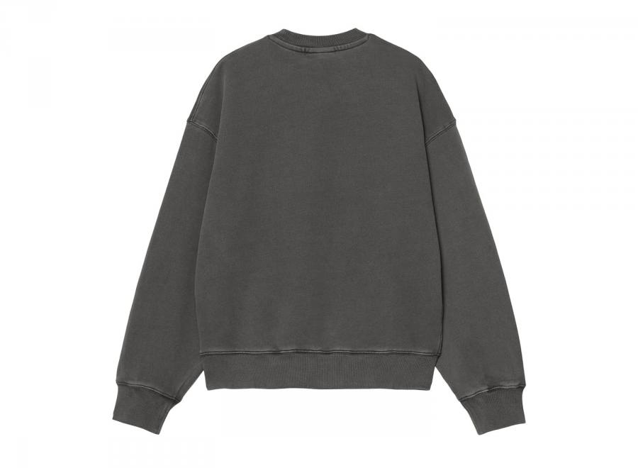 Carhartt WIP Femme Nelson Sweatshirt Black garment dyed I029537 - Carhartt Wip
