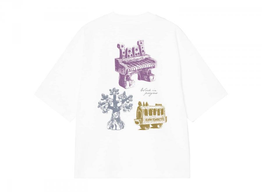 Carhartt WIP Femme Forma Tshirt White I036382 - Carhartt Wip