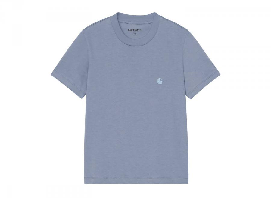 Carhartt WIP Femme Luca Tshirt Gentle Blue I036365 - Carhartt Wip