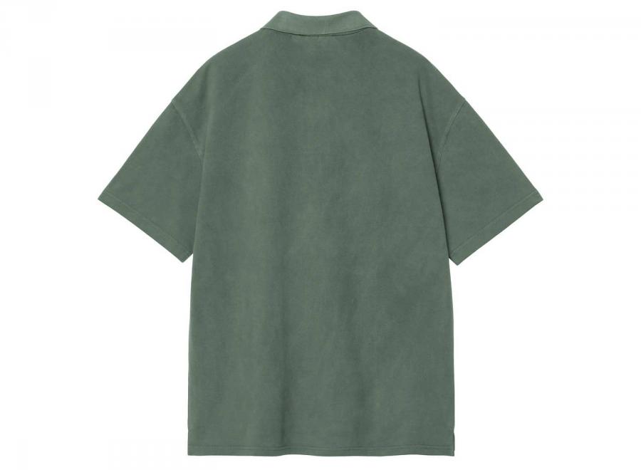 Carhartt WIP Wayne Polo Dark Scarab Garment Dyed I035317.3U0.GD.03 - Carhartt Wip