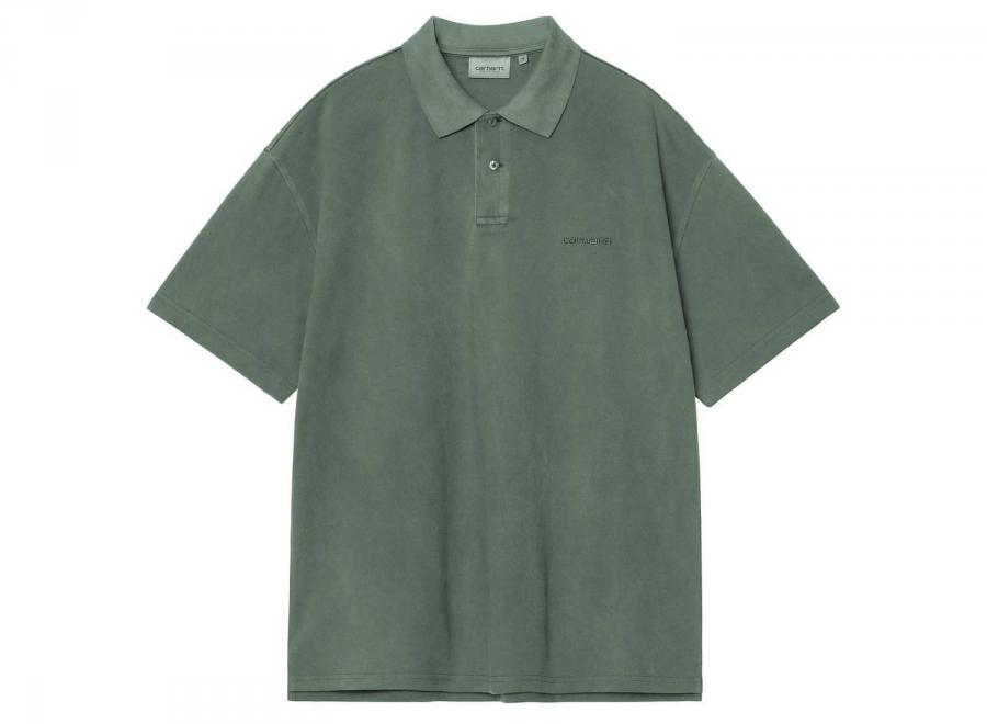 Carhartt WIP Wayne Polo Dark Scarab Garment Dyed I035317.3U0.GD.03 - Carhartt Wip