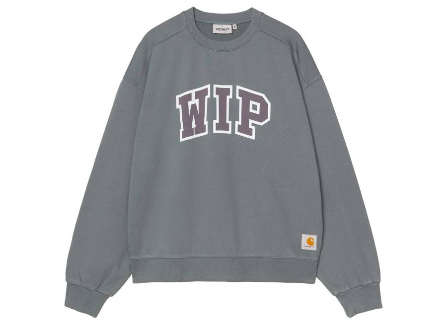Carhartt WIP WIP III Sweatshirt Cozy Blue Heavy Stone Wash I036157 - Carhartt Wip