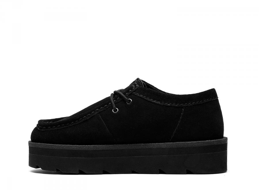 Clarks Meare Walla Black Suede 26183983 - Clarks
