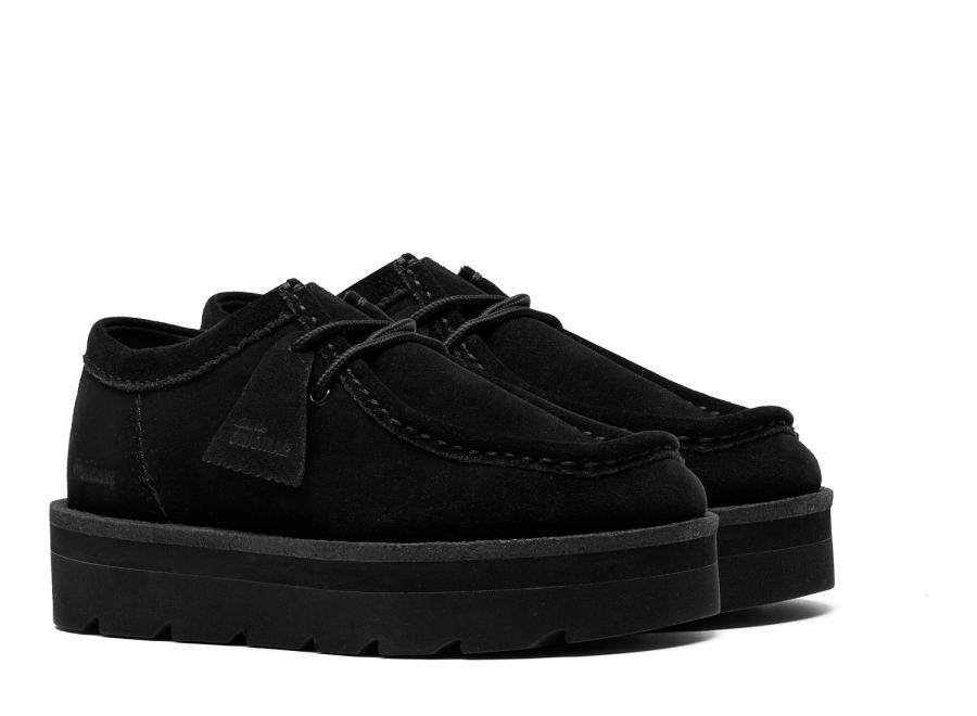 Clarks Meare Walla Black Suede 26183983 - Clarks