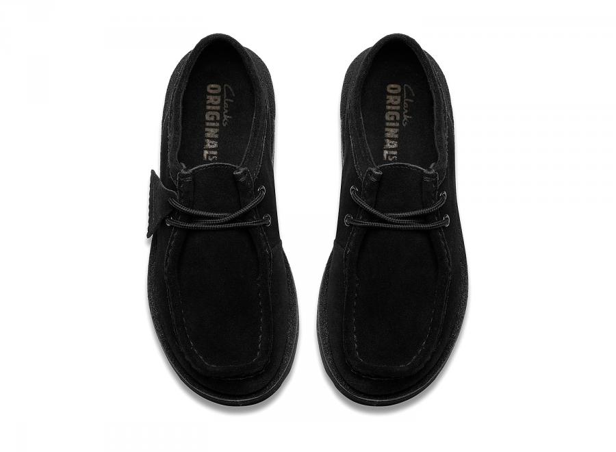 Clarks Meare Walla Black Suede 26183983 - Clarks