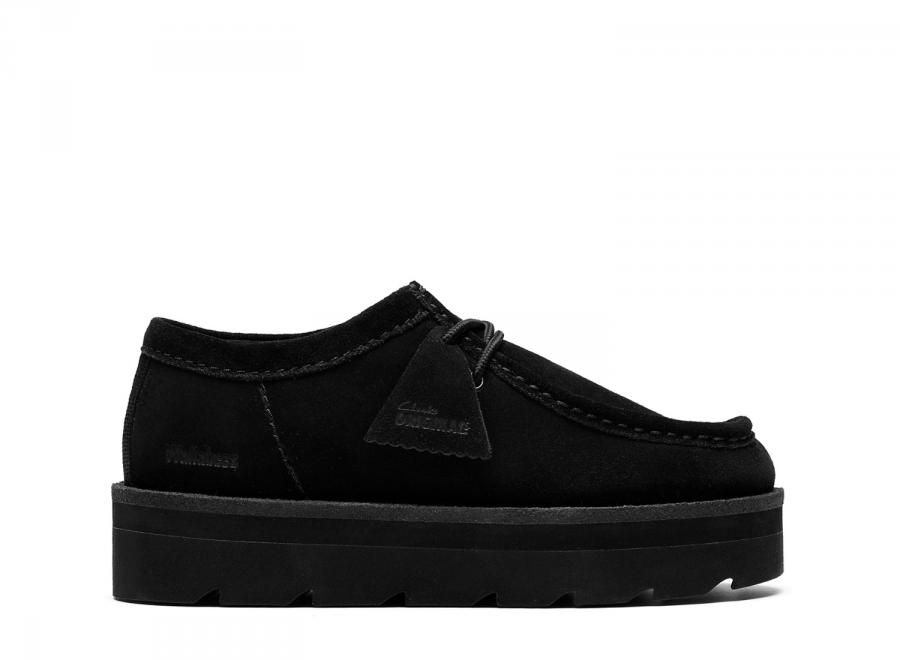 Clarks Meare Walla Black Suede 26183983 - Clarks